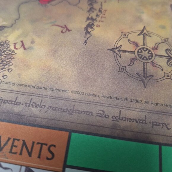 Monopoly Lord Of The Rings Trilogy Game Board Replacement Piece 2003 Vintage - Picture 6 of 7